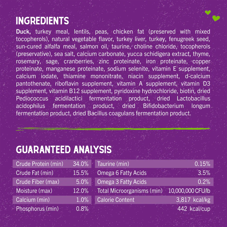 Stella & Chewys Baked Kibble for Cats - Raw Coated Cage-Free Duck Recipe