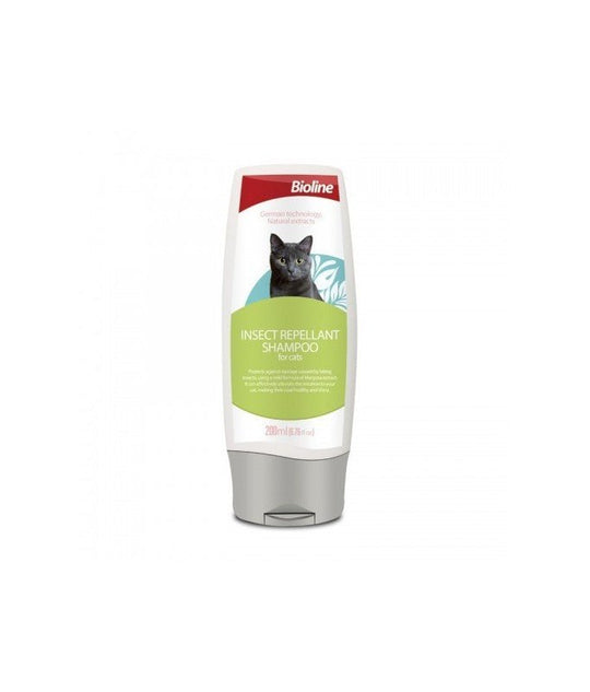 Bioline insect repellant shampoo for cats 200ml