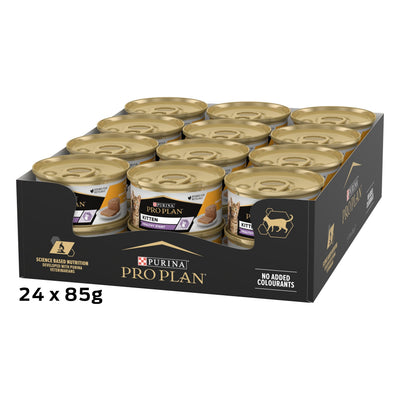 Purina Pro Plan Kitten , Wet Cat Food, Mousse rich in Chicken 85g