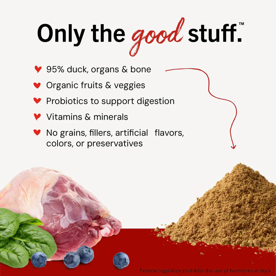 Stella & Chewys Maries Magical Dinner Dust Duck Duck Goose - 7 oz - 6/cs