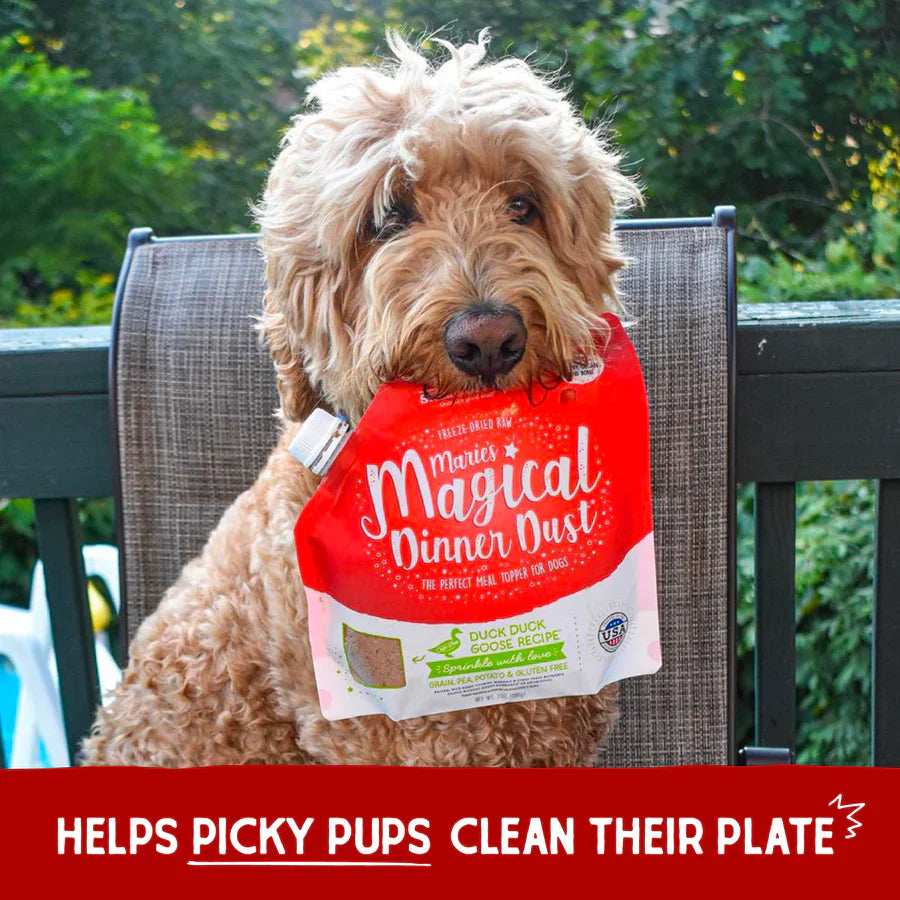 Stella & Chewys Maries Magical Dinner Dust Duck Duck Goose - 7 oz - 6/cs