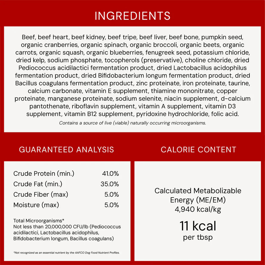 Stella & Chewys Marie? Magical Dinner Dust for Dogs Grass-Fed Beef Recipe - 7 Ounce Resealable Bag