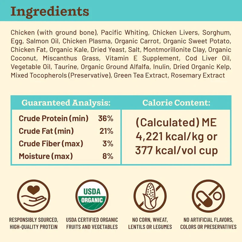 Primal Kibble in the Raw Cat Food – Hypoallergenic Chicken & Fish Recipe