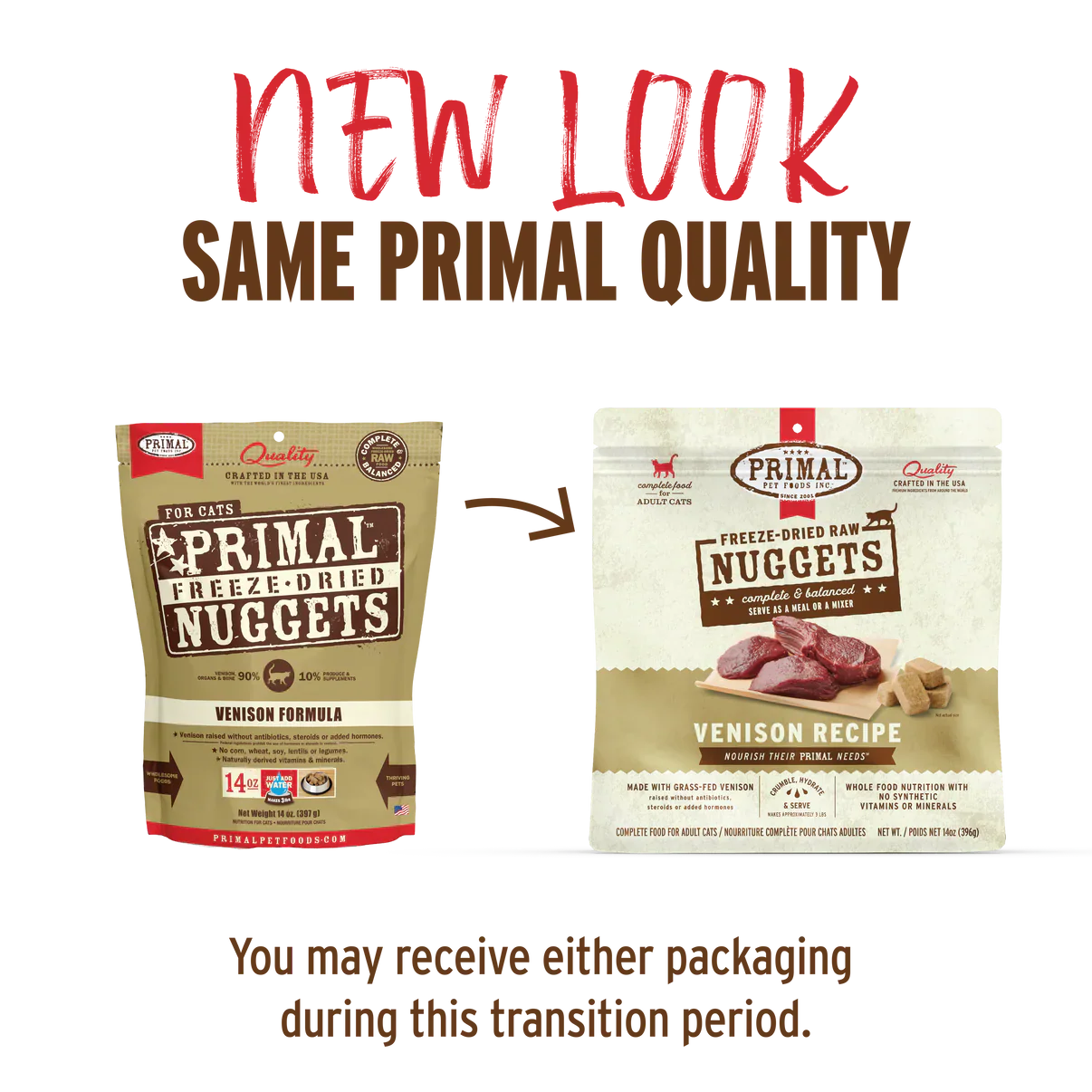 Primal Feline Venison Freeze-Dried Formula