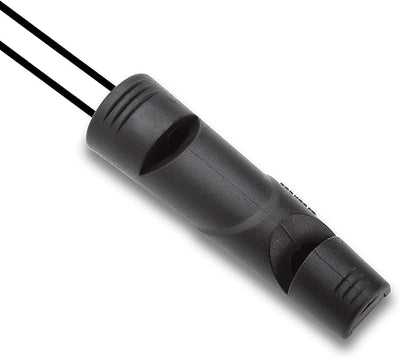 Mikki Dog and Puppy 2-Tone Training Whistle - for Dog Obedience and Recall Training, black