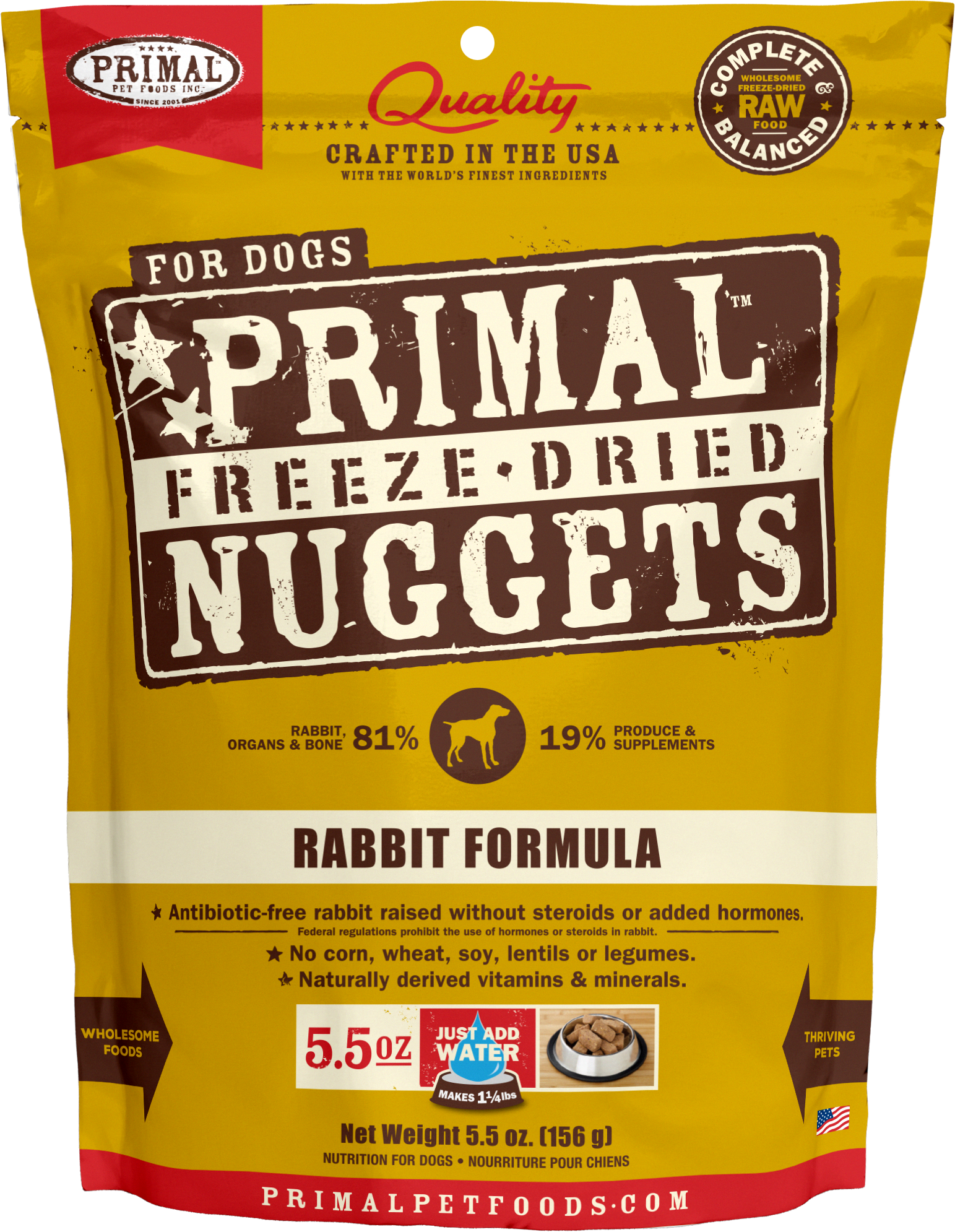 Primal Canine Rabbit Freeze-Dried Formula – PetCentral Oman