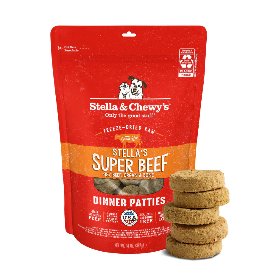 Stella & Chewys Dog FD Stellas Super Beef Patties
