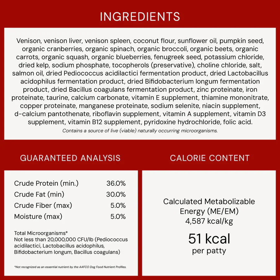 Stella & Chewys Dog Freeze Dried Simply Venison Dinner