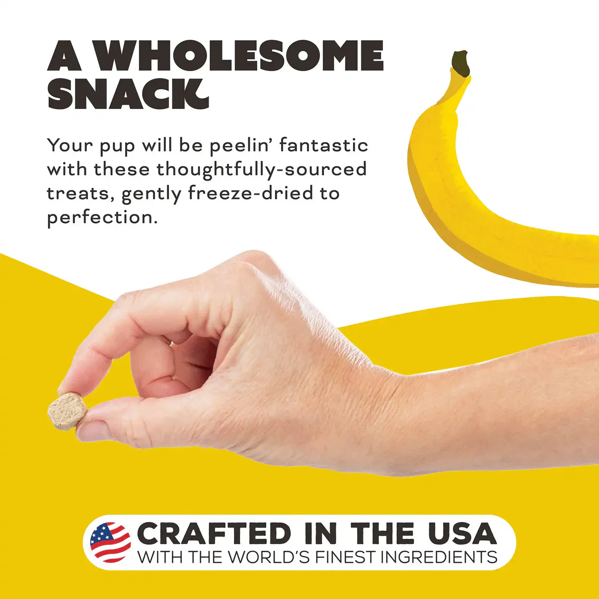 Primal Peelin Fantastic  Chicken & Banana with Goat Milk Freeze-Dried Treat 2oz