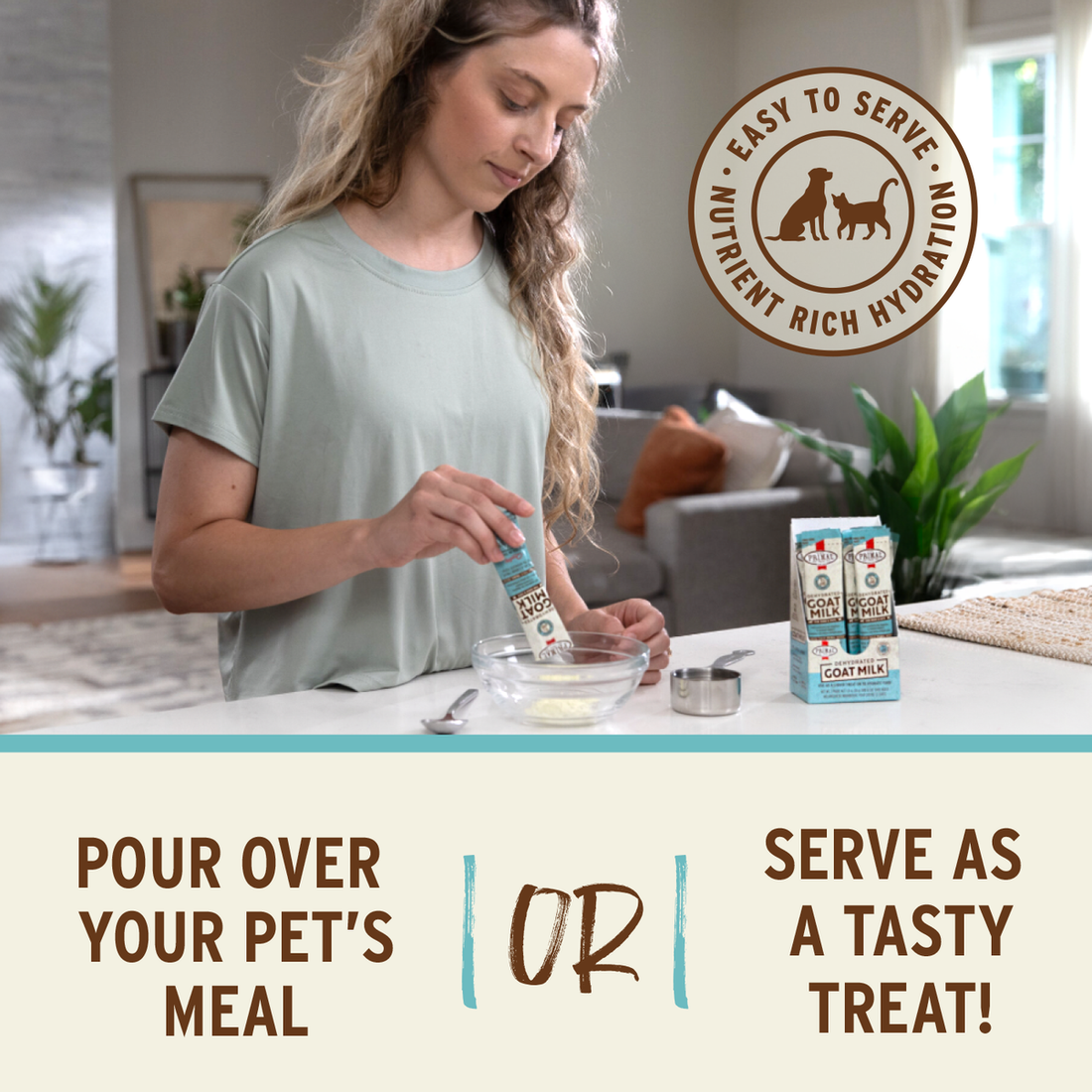 Primal Dehydrated Goat Milk for Dogs and Cats