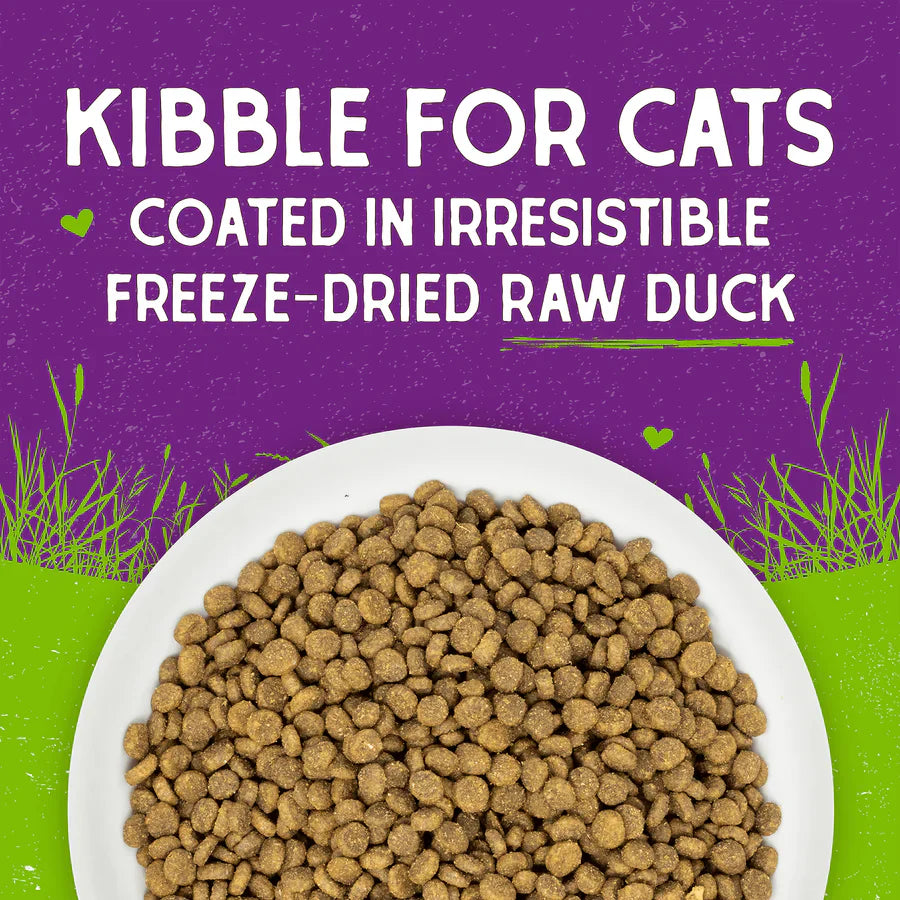 Stella & Chewys Baked Kibble for Cats - Raw Coated Cage-Free Duck Recipe