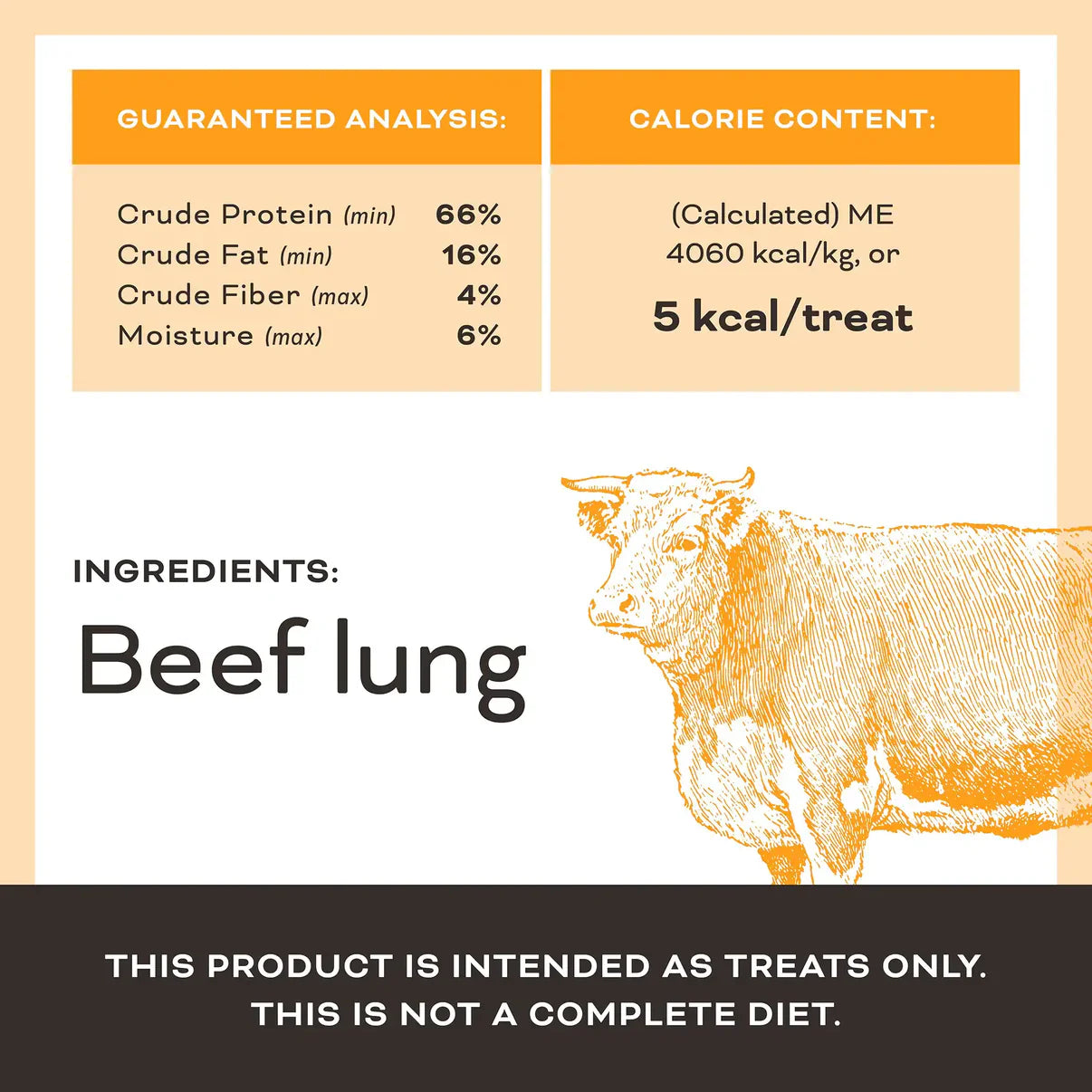 Primal Lets All Get A Lung  Beef Dehydrated Treat 1.5oz