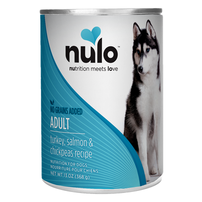 Nulo Dog Grain-Free Turkey, Salmon & Chickpeas 369g Can