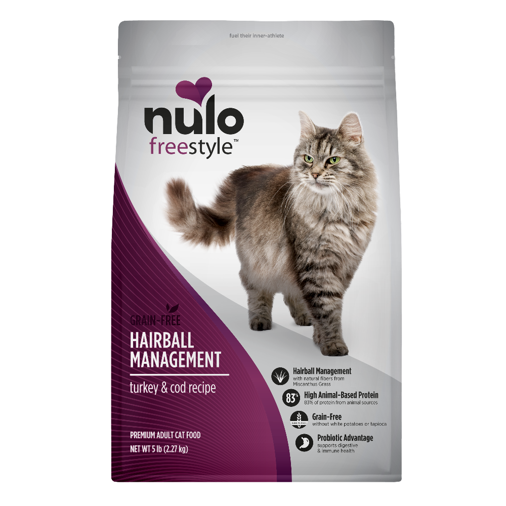 Nulo FreeStyle Adult Cat Hairball Management Turkey & Cod 2.27KG Bag