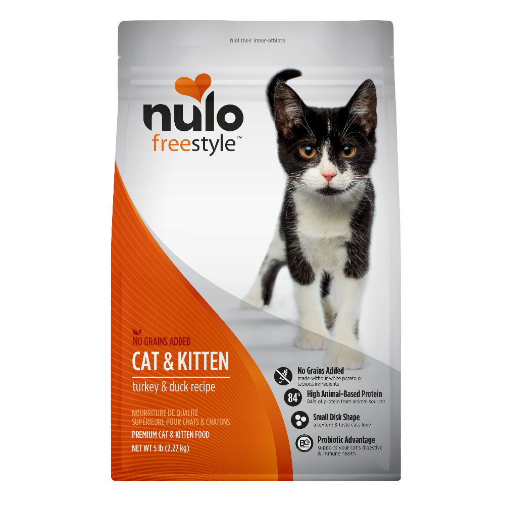 Nulo FreeStyle Cat & Kitten Grain-Free Turkey & Duck 2.27KG Bag