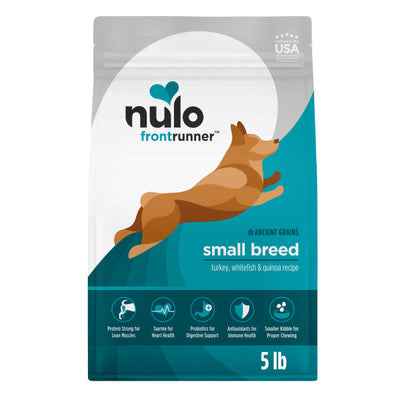 Nulo Frontrunner Small Breed Turkey, Whitefish & Quinoa 2.3 KG Bag