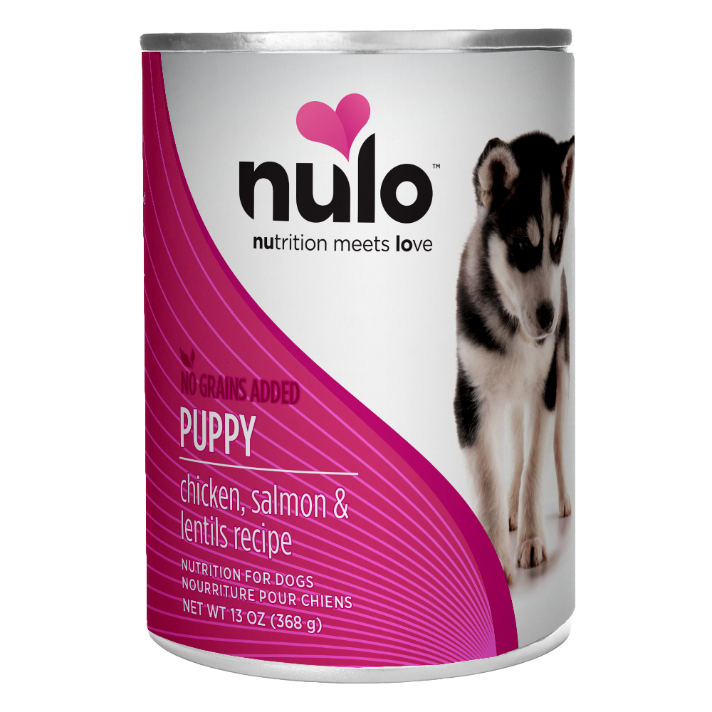 Nulo Puppy Grain-Free Chicken, Salmon, & Lentils 369g Can