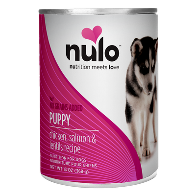 Nulo Puppy Grain-Free Chicken, Salmon, & Lentils 369g Can