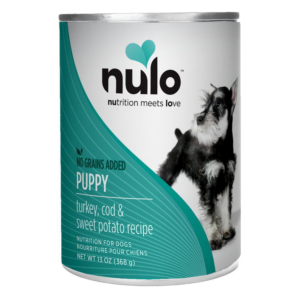 Nulo Puppy Grain-Free Turkey, Cod, & Sweet Potato 369g Can