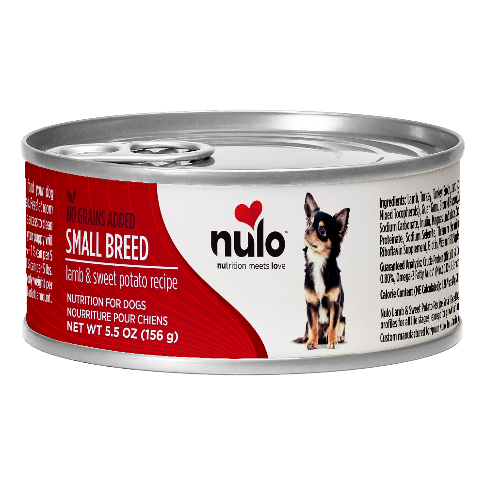 Nulo Small Breed Dog Grain-Free Lamb & Sweet Potato 156g Can