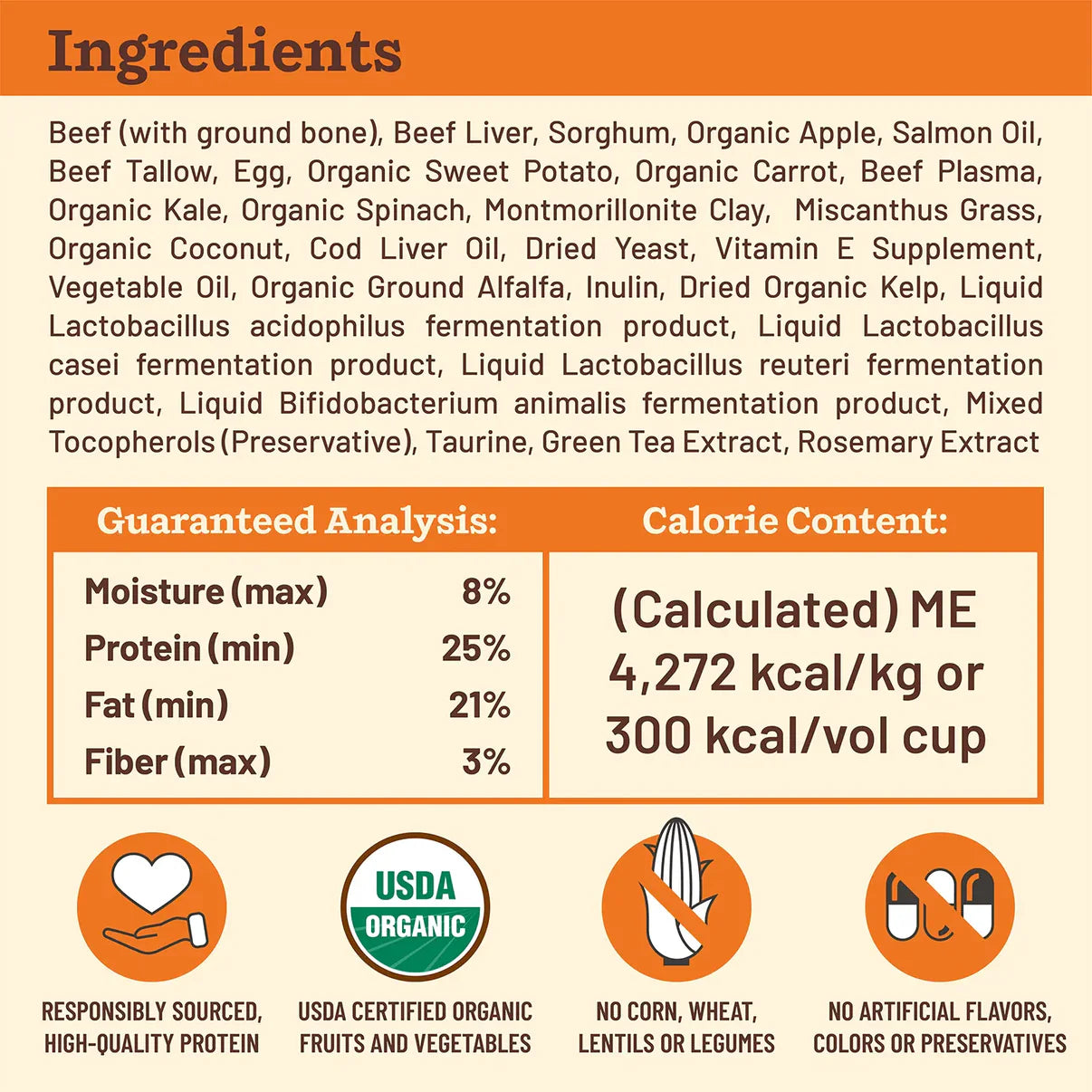 Primal Canine Beef Kibble in the Raw