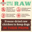 Primal Canine Freeze Dried Chicken Kibble in the Raw Dog Food - Hypoallergenic
