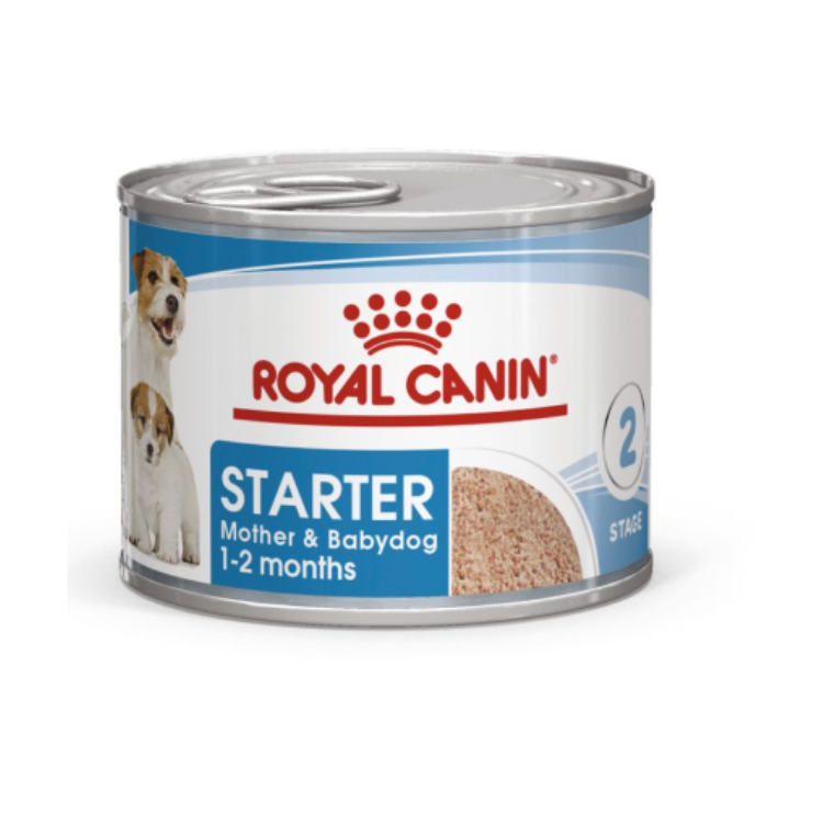 Royal Canin Starter Mousse Mother & Baby Dog Wet Food 12x195g 