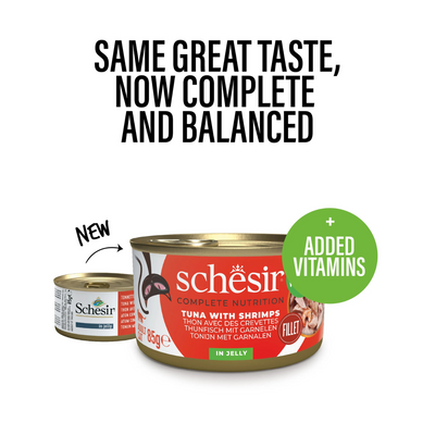 Schesir Cat Wet Food-Tuna With Shrimps - [Weight - 85g]