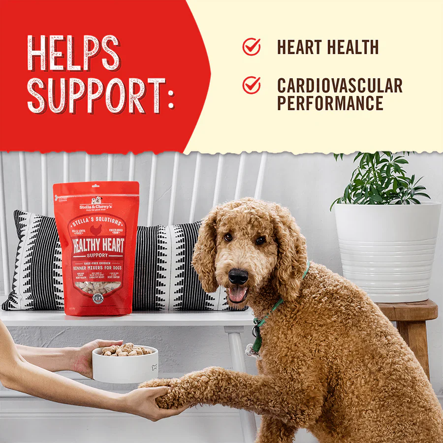 Stella & Chewys Solutions Freeze-Dried Chicken Healthy Heart Support - 13 oz