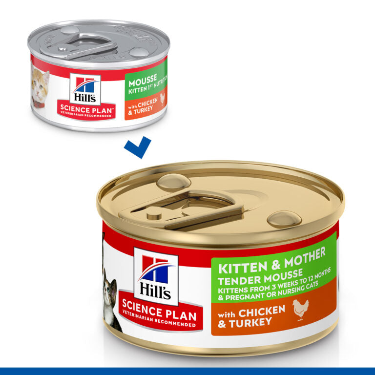 Hills Science Plan Kitten & Mother Tender Mousse