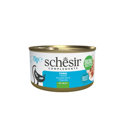 Schesir Complements Cat Wet Food  in Jelly Can- Tuna 70g