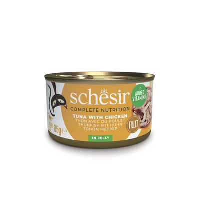 Schesir Cat Wet Food-Tuna With Chicken Fillets - [Weight - 85g]