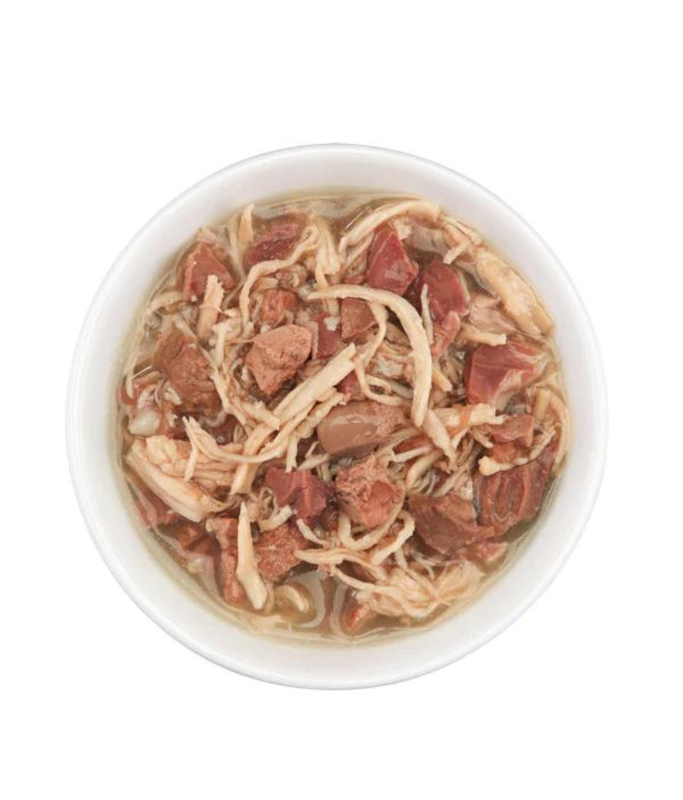 Schesir After Dark Wholefood In Broth For Cat - Chicken With Beef 80g