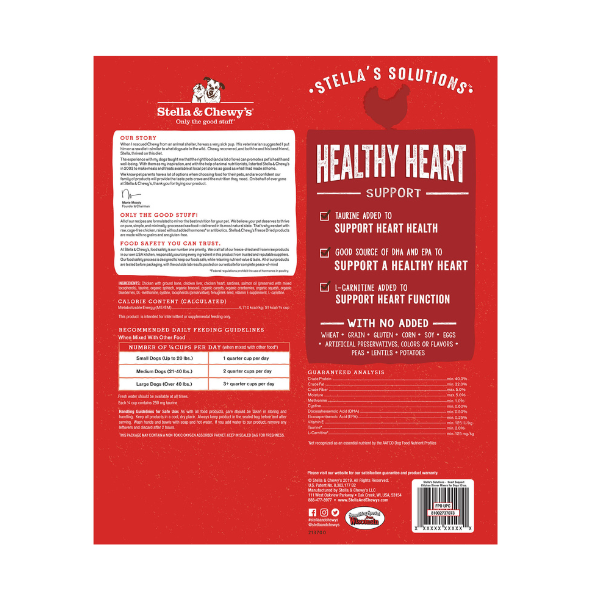 Stella & Chewys Solutions Freeze-Dried Chicken Healthy Heart Support - 13 oz
