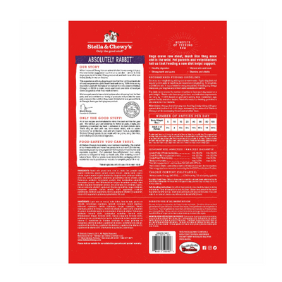 Stella & Chewys Dog FD Absolutely Rabbit Patties