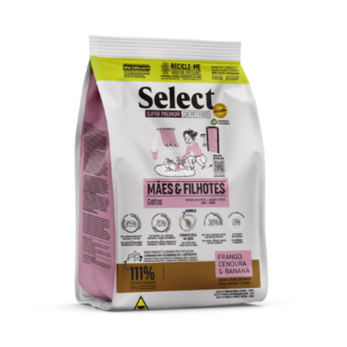 Monello Select  Mothers and kitten cats Gatos Mães and Filhotes 1.5kg