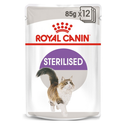 Royal Canin  Feline Health Nutrition Sterilised Gravy (WET FOOD - Pouches)