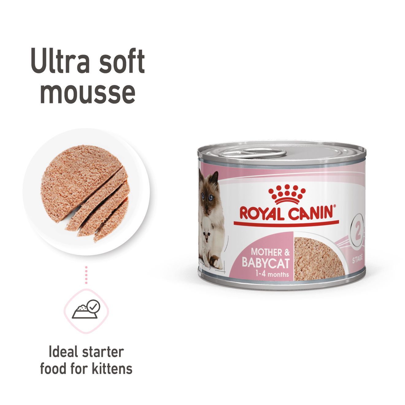 Royal Canin Feline Health Nutrition Mother & Babycat Mousse (WET FOOD - Cans)