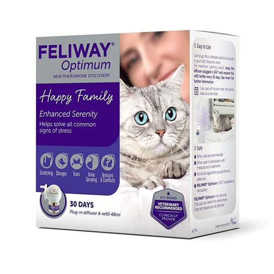  Feliway Optimum Diffuser + Refill 48 ml 