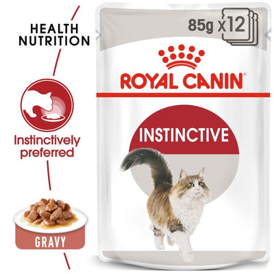 Royal Canin Feline Health Nutrition Instinctive Adult Cats Gravy (WET FOOD - Pouches)