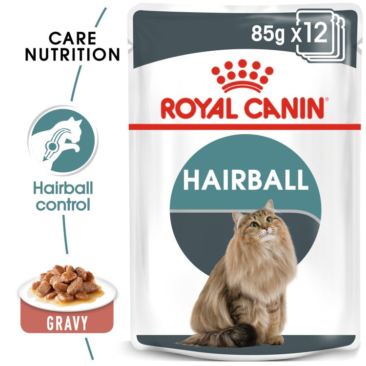 Royal Canin  Feline Care Nutrition Hairball Gravy (WET FOOD - Pouches)