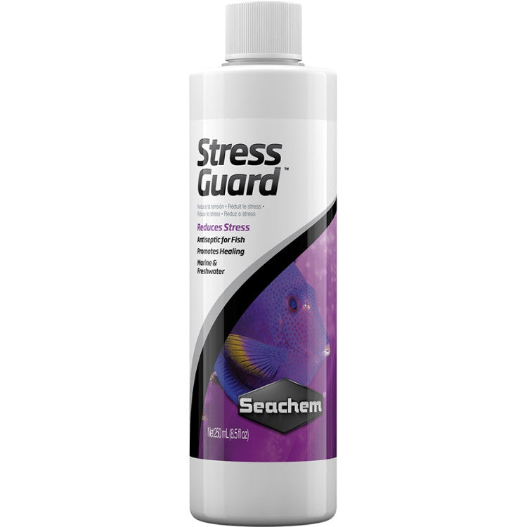 Seachem Stressguard 250 ml(Reduces Stress when Handling Or Transporting Fish)