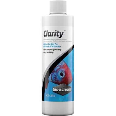 Seachem-Clarity 250 ml(Water Clarifier for Marine &Fresh Water,Clears all Types of Clouding Reef& Plant safe)