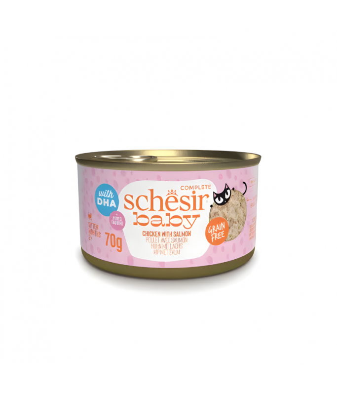 Schesir Baby Kitten Wholefood - Chicken With Salmon 70g 