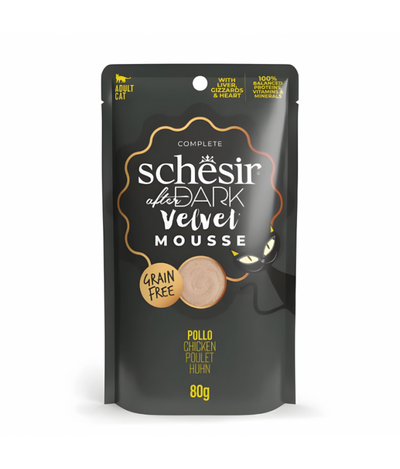 Schesir After Dark Velvet Mousse For Cat - Chicken 80g 