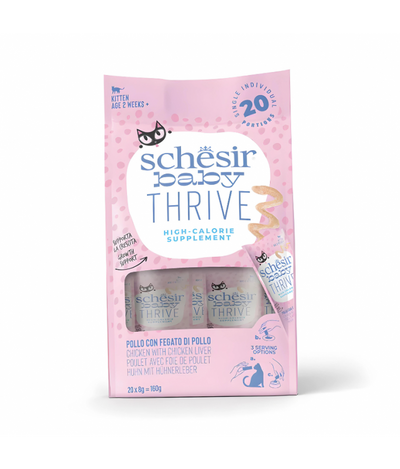 Schesir Baby Thrive Mousse Kitten - Chicken 160g (20x8g)