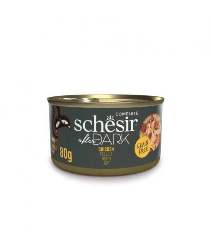 Schesir After Dark Wholefood In Broth For Cat - Chicken 80g 