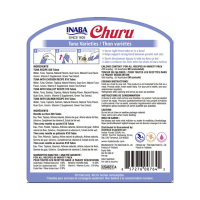 Inaba Churu Tuna Variety 50PCS/PK - 700g