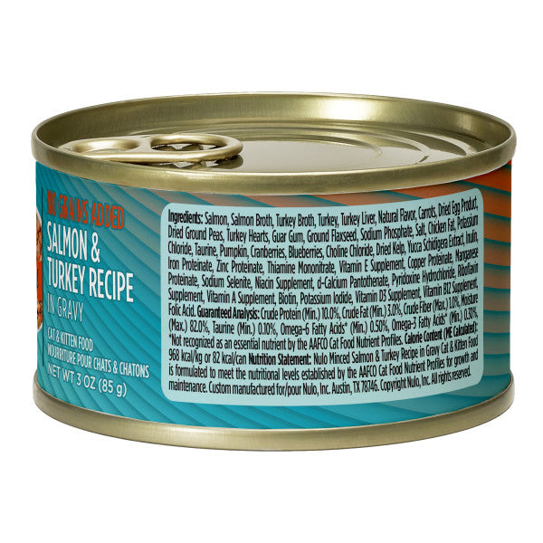 Nulo Cat Minced Salmon & Turkey 85g Can