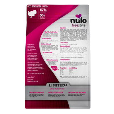 Nulo FreeStyle Limited Ingredient Diet for Small Breed Dog - Turkey with Probiotics Dry Dog Food